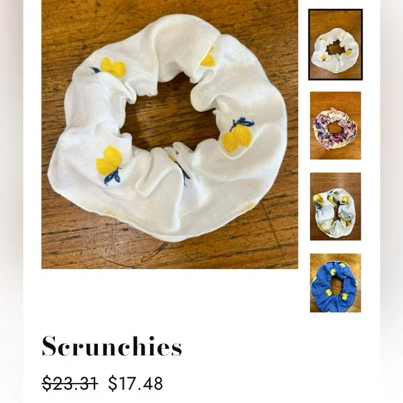 Luisa Positano Lemon Scrunchie 🍋 - Picture 4 of 6